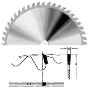 GÜDE Lopatica za krožno žago SK 505 × 30 mm, 40 t
