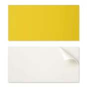 shumee Samolepilna vinilna plošča, idealna za moderno notranjost, 120x60 cm, rumena barva