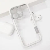 Maska Wolmtt Bumper za iPhone 16 Pro bela