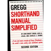 GREGG Shorthand Manual Simplified