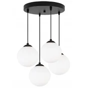 GH VISEČA STROPNA SVETILKA, KROGLA, ČRNA, LED, 15 cm