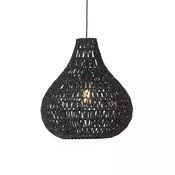 Retro viseča svetilka črna 45 cm - Lina Drop