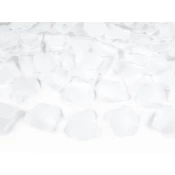 PartyDeco Beli cvetni listi vrtnice 500 kos.