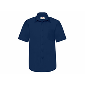 FRUIT OF THE LOOM F14•SHORT SLEEVE POPLIN SHIRT