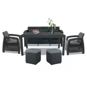 Set vrtnega pohištva Corfu Love max duo cube graphite