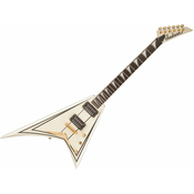 Jackson RRT-3 Rhoads Pro Series Ivory with Black Pinstripes