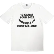 Post Malone Spotlight 2023 Tour (Back Print & Ex-Tour) White L Majica
