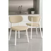 HANAH HOME Set stolica (2 dela) Toldy Cream White
