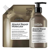 LOréal Professionnel Serie Expert Absolut Repair Molecular Shampoo & Refill 500 ml