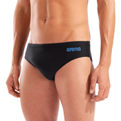 Arena hyperflow mens solid swim briefs black / blue cosmo s - uk32