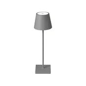 LED Prigušiva dodirna punjiva stona lampa LED/3W/5V 3000K srebrna