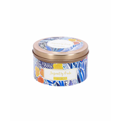 FRIDA SVEČA V PLOČEVINKI BLUE 80GR COTTON LINEN