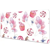 Decormat Podloga za mizo Sladkarije in baloni 120x60 cm