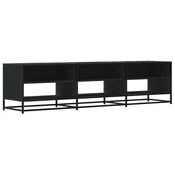 Vidaxl TV omarica črna 180x40x46 cm inženirski les
