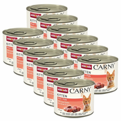 Animonda Carny Kitten – govedina in puranja 12 x 200 g