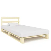 Vidaxl Posteljni okvir iz palet trdna borovina 90x200 cm