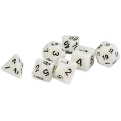 Set kockica Dice4Friends Candysweet - Frosted White, 7 komada