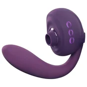 Tracys Dog OG 3 - Vibrator z dvojnim učinkom v lila barvi
