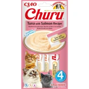 INABA Churu za macke - Tuna i losos 4x14g