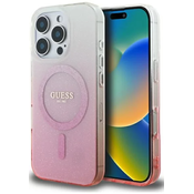 Guess GUHMP16LHGRCELP iPhone 16 Pro 6.3 pink hardcase IML Glitter Gradient MagSafe (GUHMP16LHGRCELP)