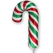 Flexmetal Folija balon 14 božičnih lizik, rdeč in zelen