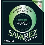 SAVAREZ B70XLL4 HEXAGONAL EXPLOSION 40-100 strune za bas kitaro