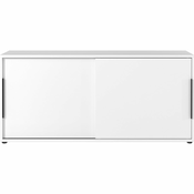 Bela omarica z drsnimi vrati 160x74 cm Mailand – Germania