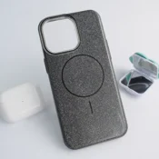 Maska Mag Case Fashion Glitter za iPhone 15 Pro Max crna