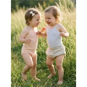 Sinsay - Pamucni bodi na bretele 2 pack - pastelno roze