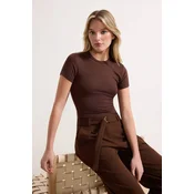 Trendyol Milla Ženska bluza, Braon