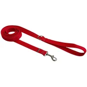 shumee Tradicionalni pasji povodec 2,5 cm rdeč s pripenjanjem Tradicionalni pasji povodec 2,5 cm rdeč s pripenjanjem xxxxl - 10 m