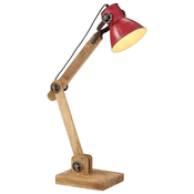 vidaXL Stolna svjetiljka 25 W pohabano crvena 23x18x96 cm E27