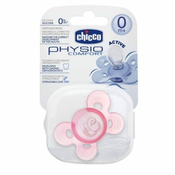 Chicco Varalica physio silikon 0-6m 1/1 0%BPA-roza udobnost, roza