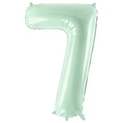 Folija balon številka 7 SEVEN zelen 72 cm