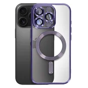 AVIZAR Ohišje MagSafe za iPhone 16 Pro Max z ultra elegantnim kromiranim robom, Vijolična, (5000190618)