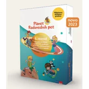 PLANET RADOVEDNIH PET 5, KOMPLET - samostojni delovni zvezki, za slovenščino, matematiko, družbo, naravoslovje in tehniko in glasbeno umetnost + praktično gradivo NIT