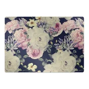 Decormat Podloga za stol White vintage roses 140x100 cm 2 cm