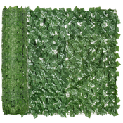 Outsunny Outsunny Umetna vrtna in balkonska zelenjavna živa meja iz PE proti UV, umetna živa meja s temno zelenimi listi 300x100 cm, (20755475)