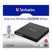 Opticki Uredaj Vanjski Verbatim Slimline CD/DVD 24x