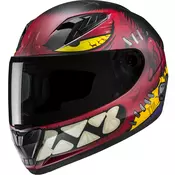 Djecja integralna motociklisticka kaciga HJC Y10 Frank MC1SF crveno-crno-žuta