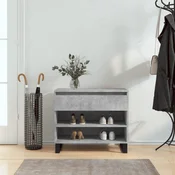 Vidaxl vidaXL Omarica za čevlje betonsko siva 70x36x60 cm