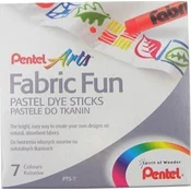 Pentel voštane bojice pts za tekstil ( P.PTS7 )
