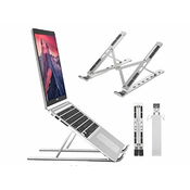 X WAVE To Go Podesivi stalak za laptop, Aluminium, Sa torbom