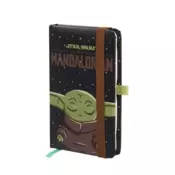 Sveska Star Wars The Mandalorian - Yoda - Black - A6
