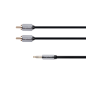 slomart Kabel jack 3.5 - 2RCA stereo 3.0m Kruger&Matz
