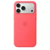 iPhone 17 Pro Max silikonska maska with MagSafe – Bright Guava
