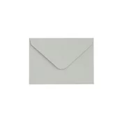 Okrasne ovojnice, 7x10 cm, 130 g, svetlo sive barve, 10 kosov