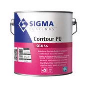 POKRIVNA BARVA ZA LES KOVINO SIGMA CONTOUR PU GLOSS 2,5l BELA | Topdom