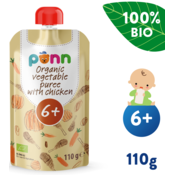 SALVEST Ponn BIO Piščanec z zelenjavnim pirejem (110 g)