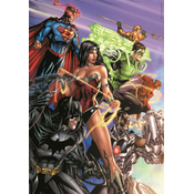 Clementoni - Puzzle Kompaktni DC Comics Liga pravičnosti II - 1 000 kosov